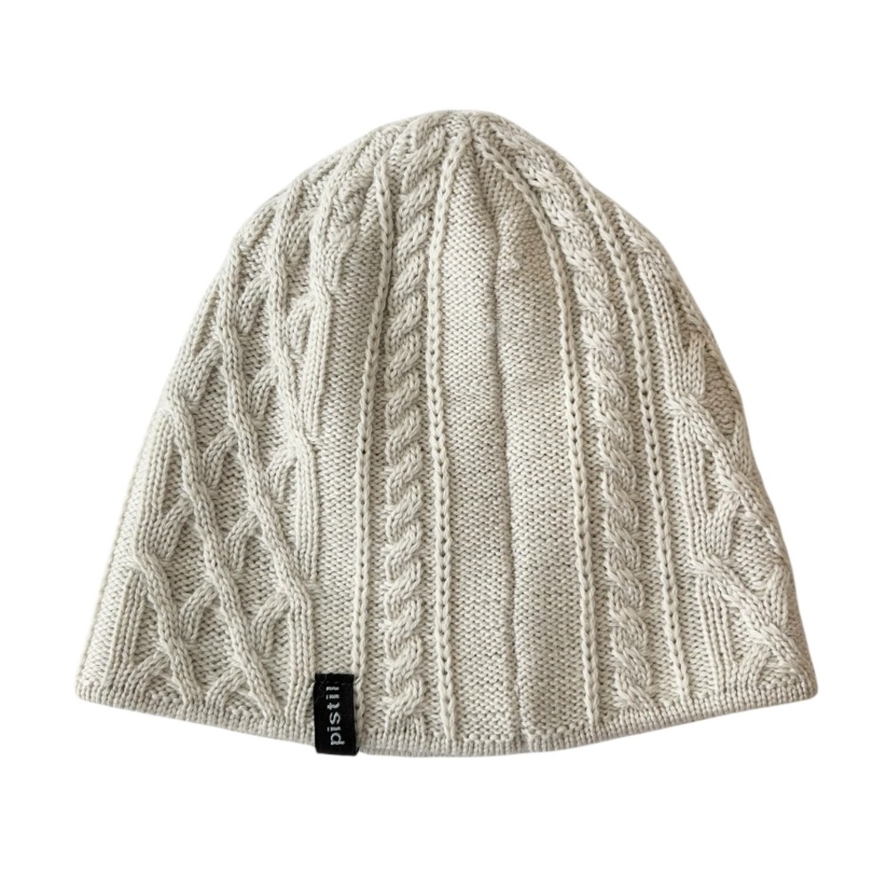 Pistil Cable Knit Beanie in Oatmeal